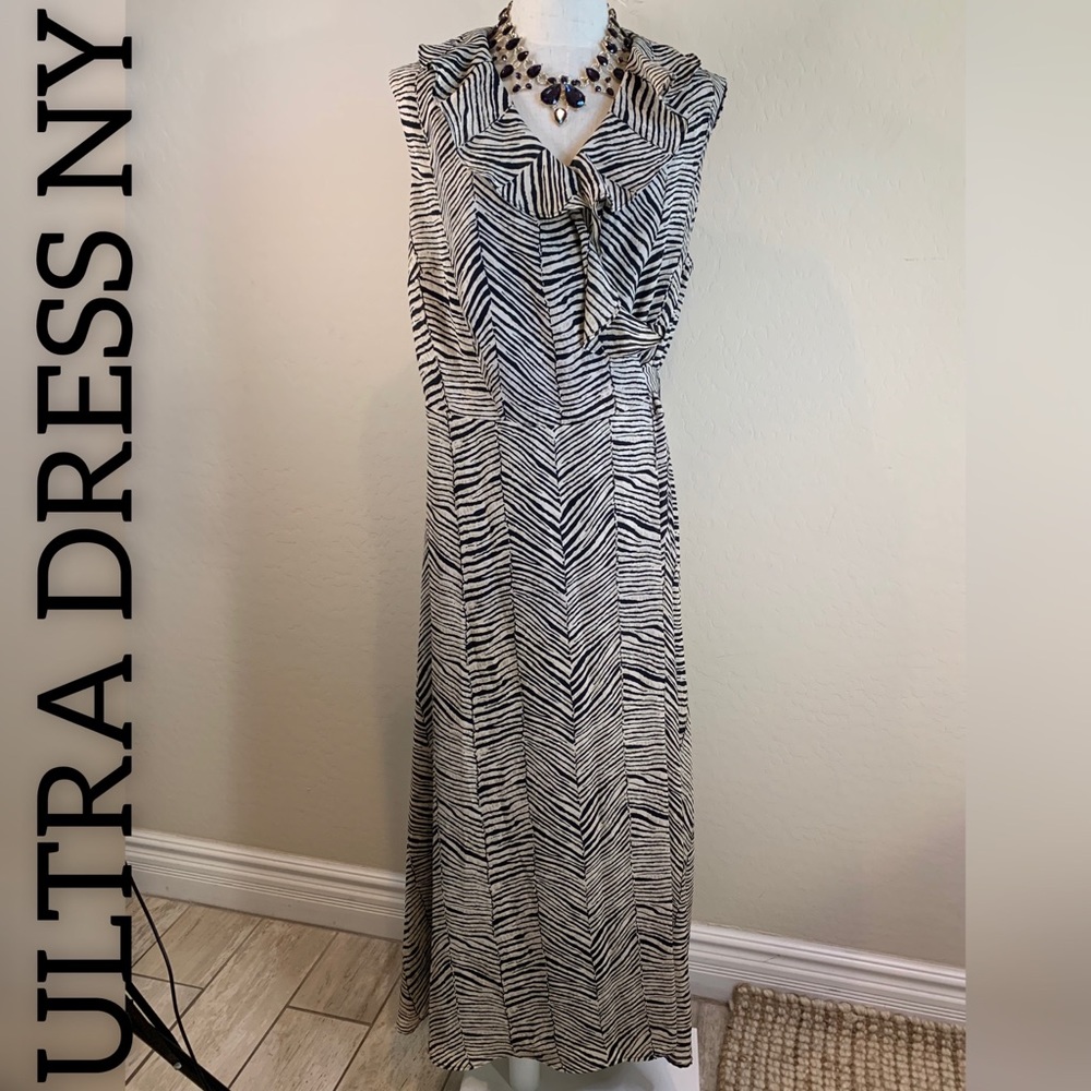 Ultra Dress New York Ruffle Wrap Dress (18W)